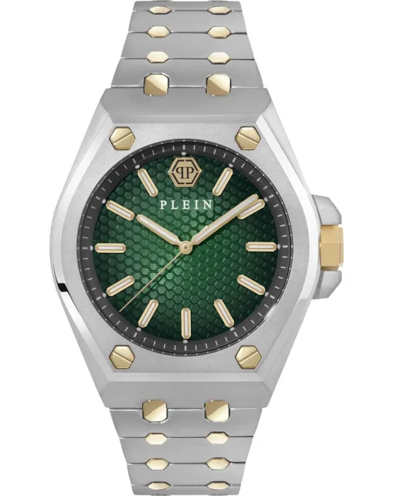 Male watch Philipp Plein The Plein Extreme PWPMA0224, Green dial, Bracelet in Stainless Steel