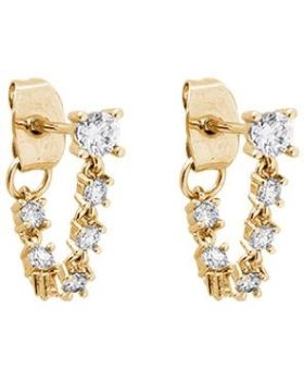 Σκουλαρίκια For You Jewels Astrid E17029GP - 