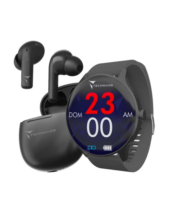Techmade Dynamic Smartwatch TM-DYNAMIC-BDGY - 
