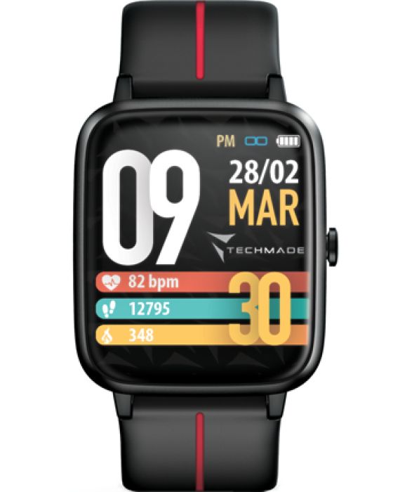Techmade Move Smartwatch TM-MOVE-BKR Techmade Move Smartwatch TM-MOVE-BKR