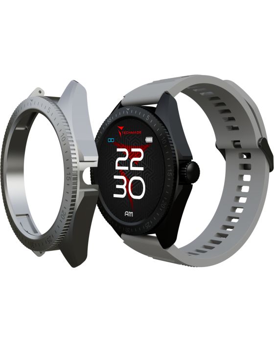 Techmade Rocks2 Smartwatch TM-ROCKS2-BKGYG -  Techmade Rocks2 Smartwatch TM-ROCKS2-BKGYG -