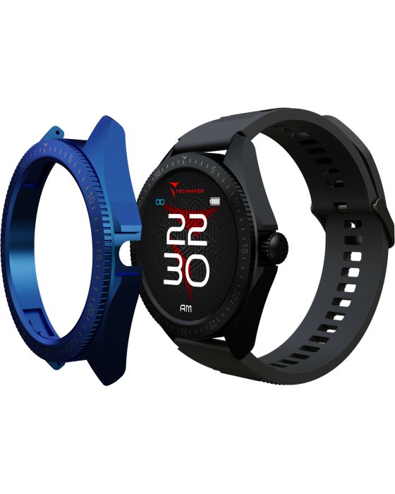 Techmade Rocks2 Smartwatch TM-ROCKS2-FBKBL -  Techmade Rocks2 Smartwatch TM-ROCKS2-FBKBL -