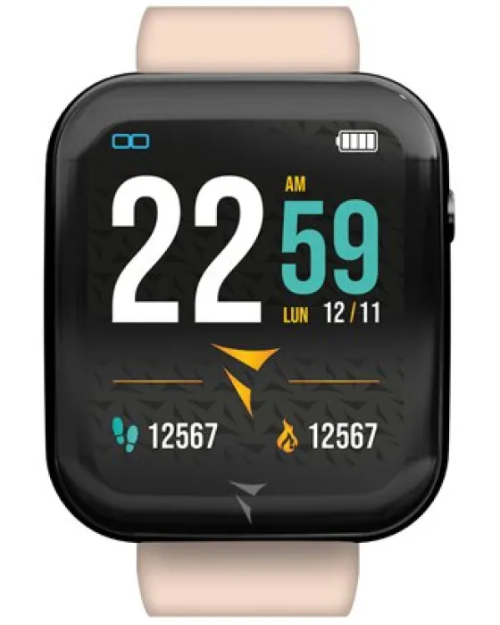 Female watch Techmade Talk Smartwatch TM-TALK-PK, Digital dial, Strap in Rubber