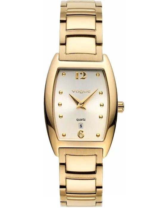 Γυναικείο ρολόι Vogue Marion 2020614541, Χρυσό καντράν, Μπρασελέ από Ανοξείδωτο ατσάλι