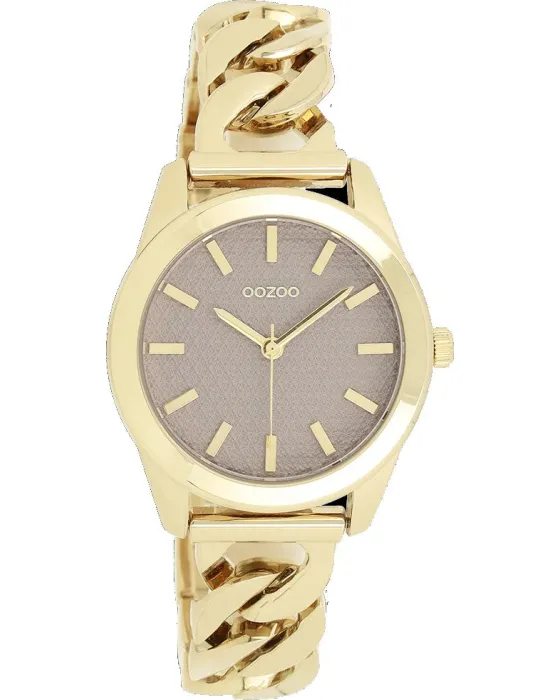 Γυναικείο ρολόι Oozoo Timepieces C11420, Γκρι καντράν, Μπρασελέ από Ανοξείδωτο ατσάλι