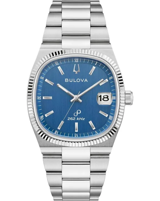 Male watch Bulova Precisionist Super Seville 96B440, Blue dial, Bracelet in Stainless Steel