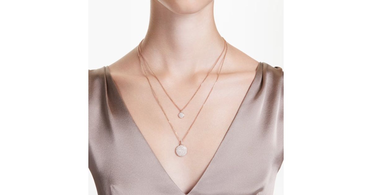 Διπλό Μενταγιόν Swarovski Sublima 5683449 | Clachic