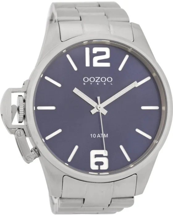 Male watch Oozoo Steel Xxl OSGR14, Blue dial, Bracelet in Stainless Steel