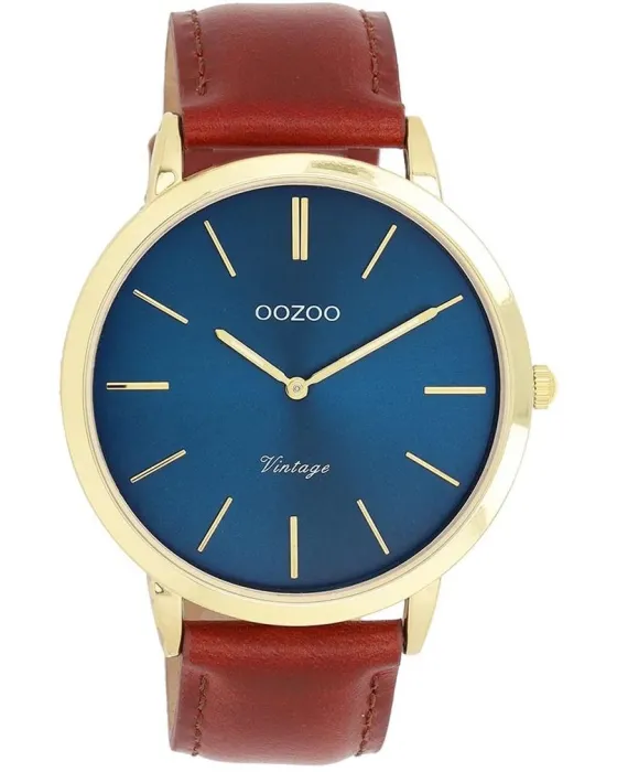 Women's / Men's watch Oozoo Vintage C20388, Blue dial, Strap in Leather