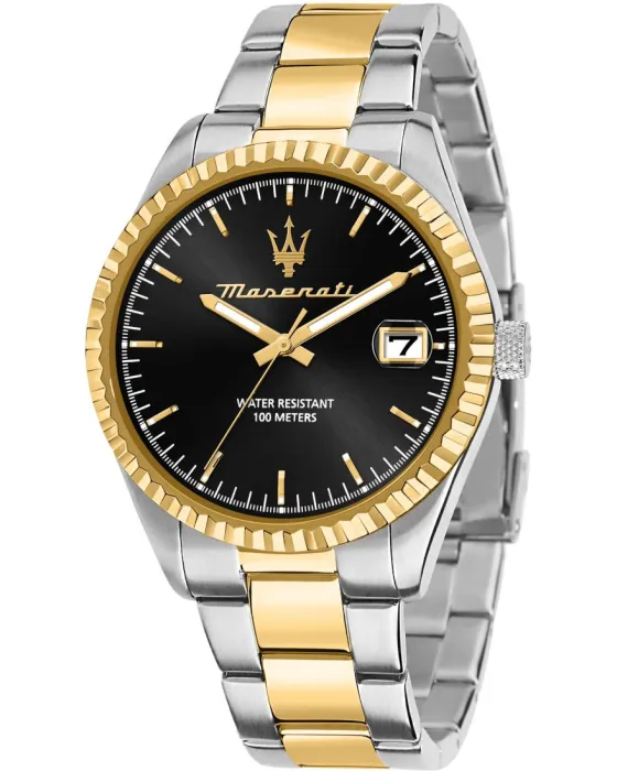 Men's watch Maserati Competizione R8853100042, Black dial, Bracelet in Stainless Steel