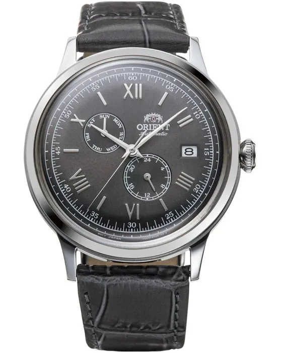 Ανδρικό ρολόι Orient Bambino Automatic RA-AK0704N10B, Μαύρο καντράν, Λουρί από Δερμάτινο