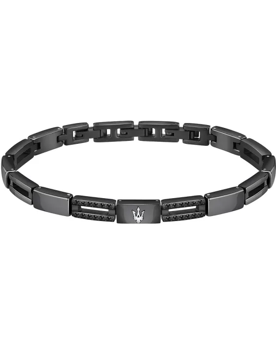 Βραχιόλι Maserati Ceramic JM223ATZ21, Κεραμικό, Μαύρο