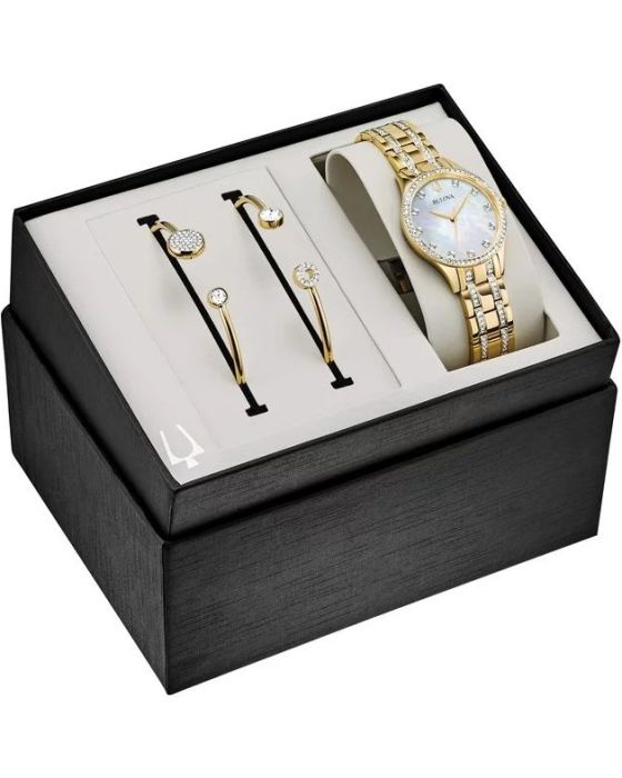 Bulova Crystal Swarovski Gift Set 98X119 -  Bulova Crystal Swarovski Gift Set 98X119 -