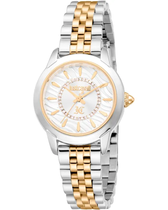 Female watch Just Cavalli Allegra JC1L333M0055, Silver dial, Bracelet in Stainless Steel