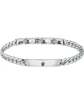 Βραχιόλια Maserati Iconic JM222AVD05, Ανοξείδωτο ατσάλι, Ασημί