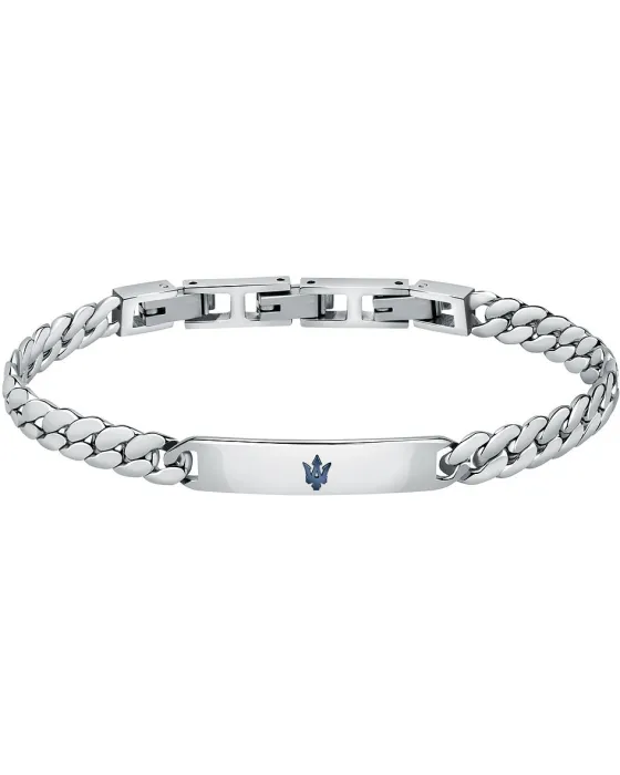 Βραχιόλια Maserati Iconic JM222AVD05, Ανοξείδωτο ατσάλι, Ασημί