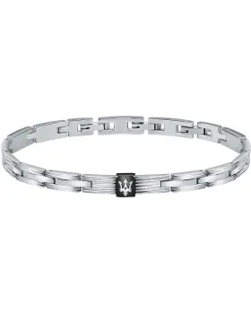 Βραχιόλια Maserati JM420ATK04, Ανοξείδωτο ατσάλι, Ασημί