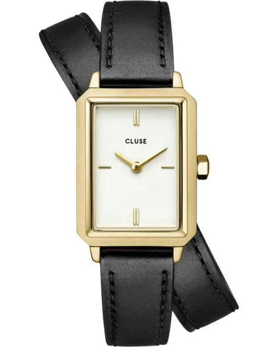 Women's watch Cluse Fluette CW11513, White dial, Strap in Leather
