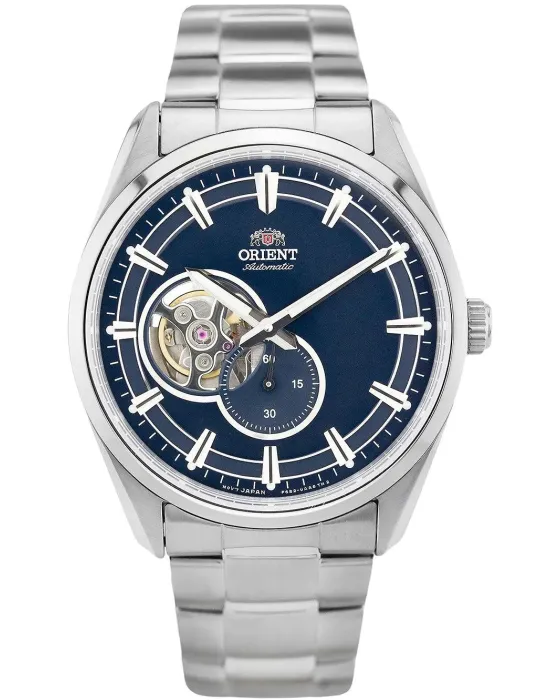 Ανδρικό ρολόι Orient Contemporary Automatic RA-AR0003L30B, Μπλε καντράν, Μπρασελέ από Ανοξείδωτο ατσάλι