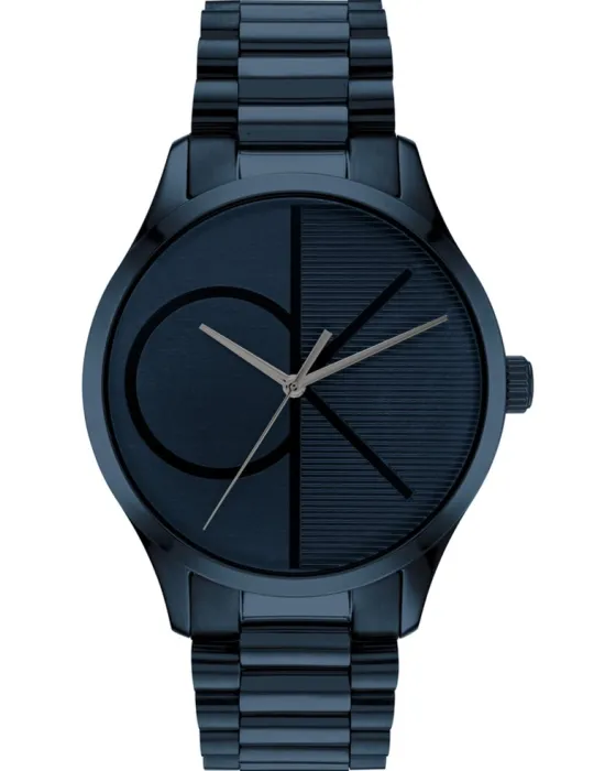 Ανδρικό / Γυναικείο ρολόι Calvin Klein Iconic 25200166, Μπλε καντράν, Μπρασελέ από Ανοξείδωτο ατσάλι