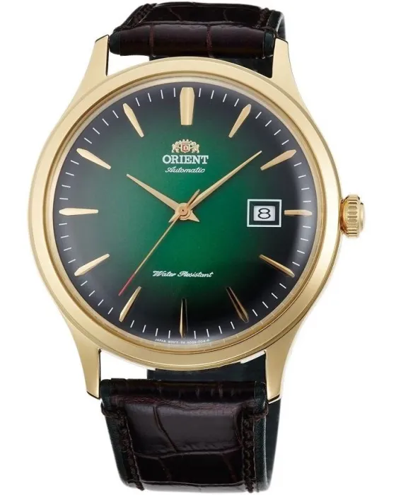 Ανδρικό ρολόι Orient Classic Automatic TAC08002F0, Πράσινο καντράν, Λουρί από Δερμάτινο