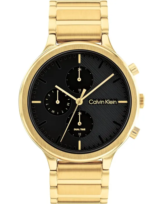 Γυναικείο ρολόι Calvin Klein Sport 25200240, Μαύρο καντράν, Μπρασελέ από Ανοξείδωτο ατσάλι