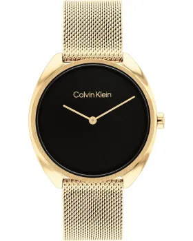 Γυναικείο ρολόι Calvin Klein 25200271, Μαύρο καντράν, Μπρασελέ από Ανοξείδωτο ατσάλι
