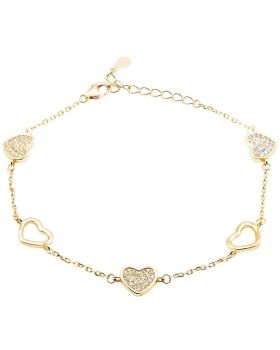 Βραχιόλι For You Jewels Isabella B22060GP - 