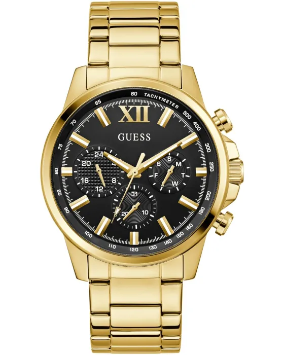 Male watch Guess Walker GW0900G3, Black dial, Bracelet in Stainless Steel