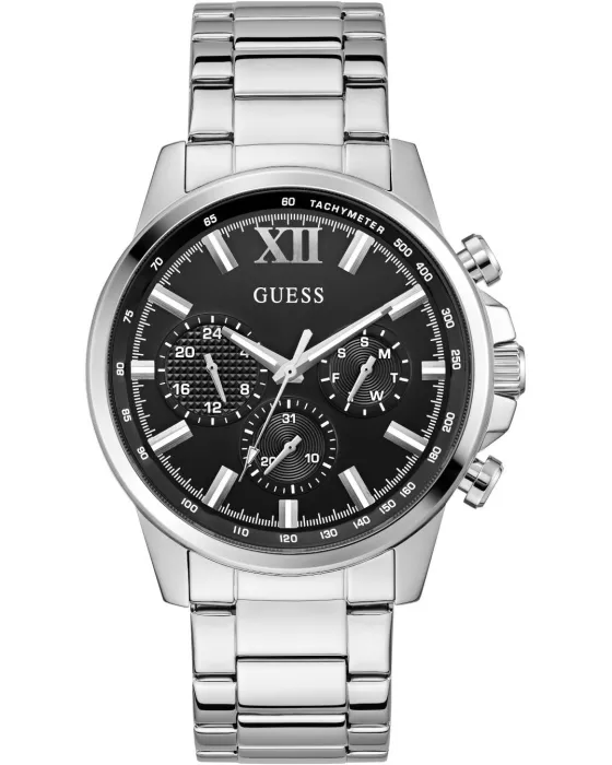 Male watch Guess Walker GW0900G1, Black dial, Bracelet in Stainless Steel