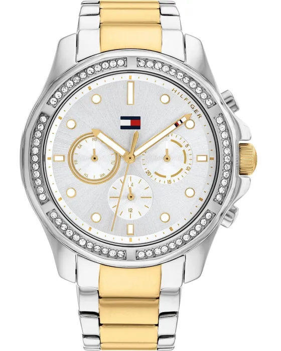 Γυναικείο ρολόι Tommy Hilfiger Brooklyn 1782615, Ασημί καντράν, Μπρασελέ από Ανοξείδωτο ατσάλι