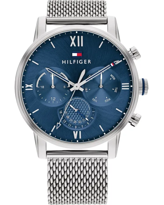Ανδρικό ρολόι Tommy Hilfiger Sullivan 1791881, Μπλε καντράν, Μπρασελέ από Ανοξείδωτο ατσάλι
