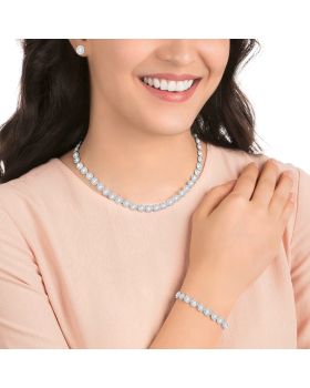 Σετ Κολιέ, Σκουλαρίκια & Βραχιόλι Swarovski Una Angelic 5367853 -  Σετ Κολιέ, Σκουλαρίκια & Βραχιόλι Swarovski Una Angelic 5367853 -