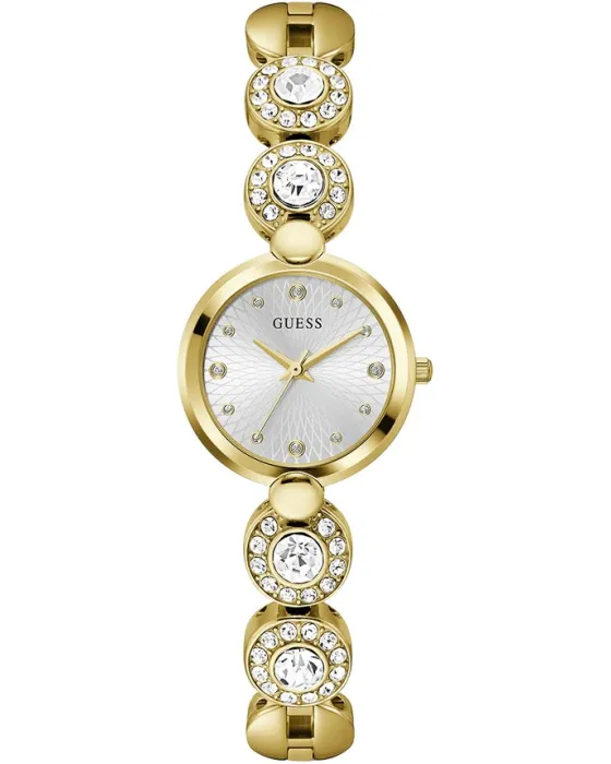 Γυναικείο ρολόι Guess Stardom GW0757L2, Ασημί καντράν, Μπρασελέ από Ανοξείδωτο ατσάλι