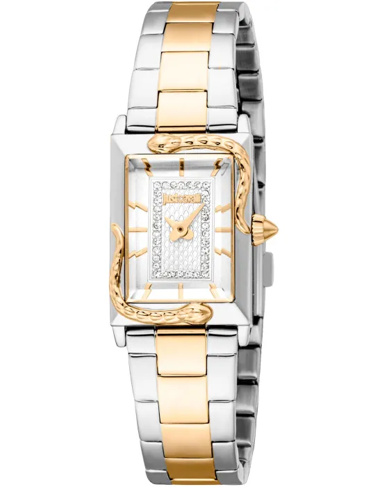 Female watch Just Cavalli Dolcezza Snake JC1L364M0085, Silver dial, Bracelet in Stainless Steel