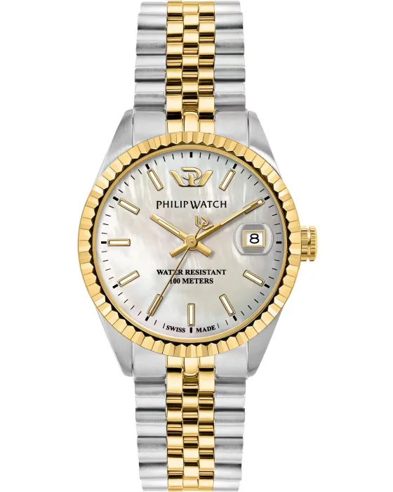 Female watch Philip Watch Caribe R8253597675, Mother Of Pearl dial, Bracelet in Stainless Steel