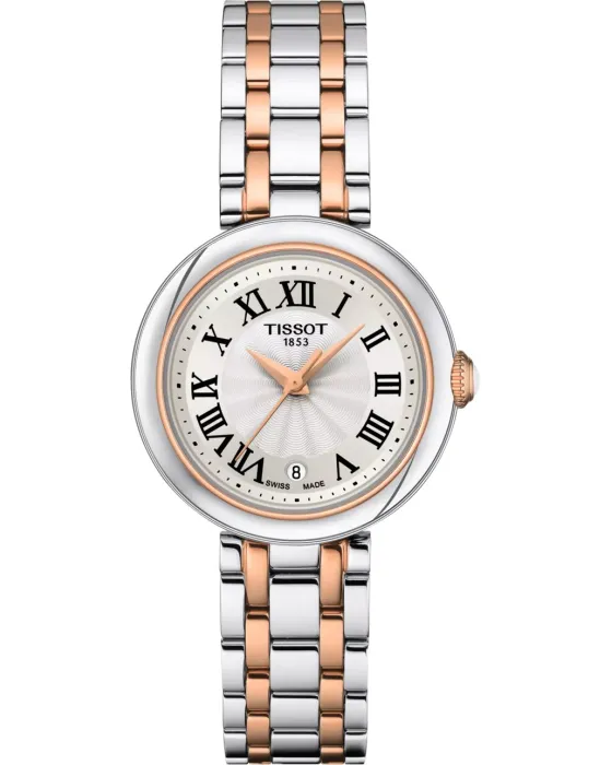Γυναικείο ρολόι Tissot Bellissima T1260102201301, Ασημί καντράν, Μπρασελέ από Ανοξείδωτο ατσάλι