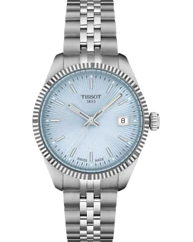 Γυναικείο ρολόι Tissot T-Classic Ballade T1562101135100, Μπλε καντράν, Μπρασελέ από Ανοξείδωτο ατσάλι