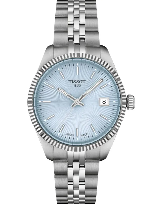 Γυναικείο ρολόι Tissot T-Classic Ballade T1562101135100, Μπλε καντράν, Μπρασελέ από Ανοξείδωτο ατσάλι