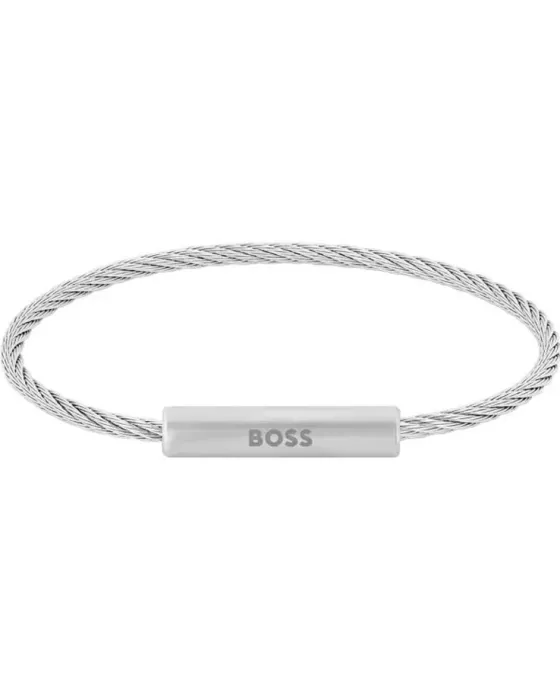 Βραχιόλια Βραχιόλι Hugo Boss 1580387, Ανοξείδωτο ατσάλι, Ασημί