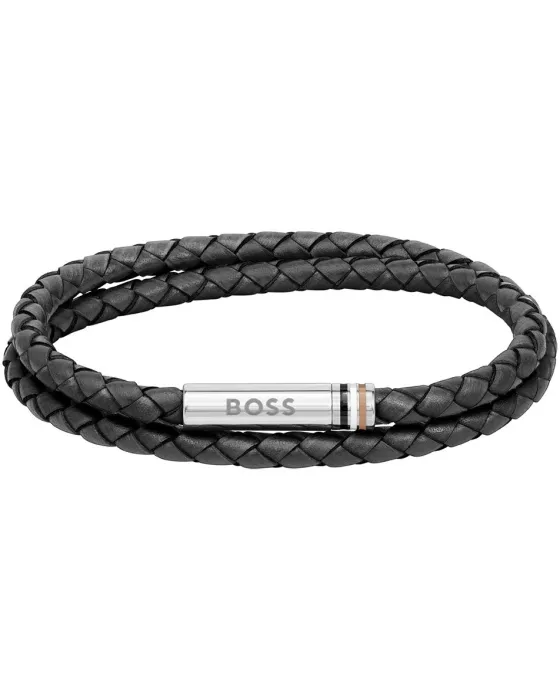 Βραχιόλι Hugo Boss Ares 1580489S, Δέρμα
