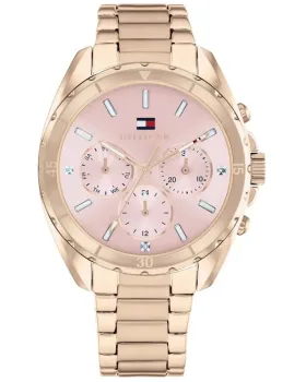 Γυναικείο ρολόι Tommy Hilfiger Mellie1782784, Ροζ καντράν, Μπρασελέ από Ανοξείδωτο ατσάλι