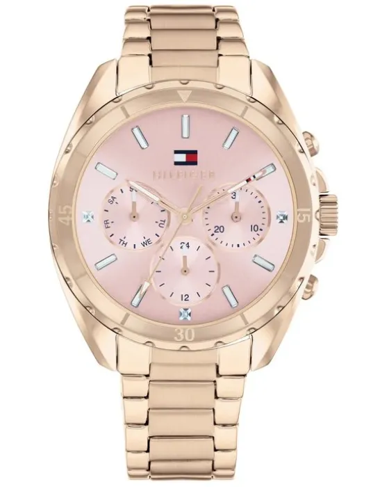 Γυναικείο ρολόι Tommy Hilfiger Mellie1782784, Ροζ καντράν, Μπρασελέ από Ανοξείδωτο ατσάλι