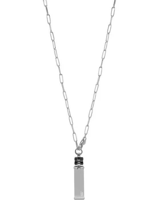 Caterpillar Grante Necklace J019N00122, Stainless steel, Silver