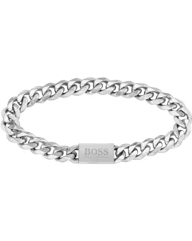 Bracelets Βραχιόλι Hugo Boss 1580144M, Stainless steel, Silver