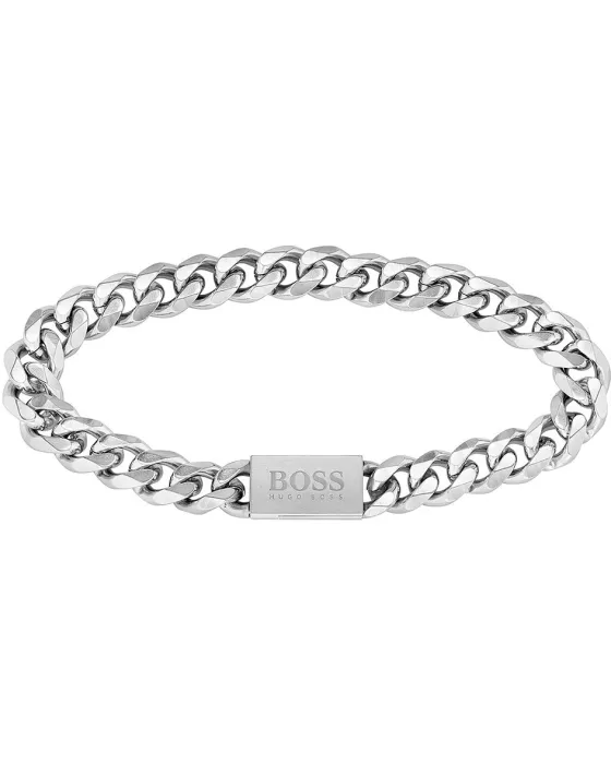 Bracelets Βραχιόλι Hugo Boss 1580144M, Stainless steel, Silver