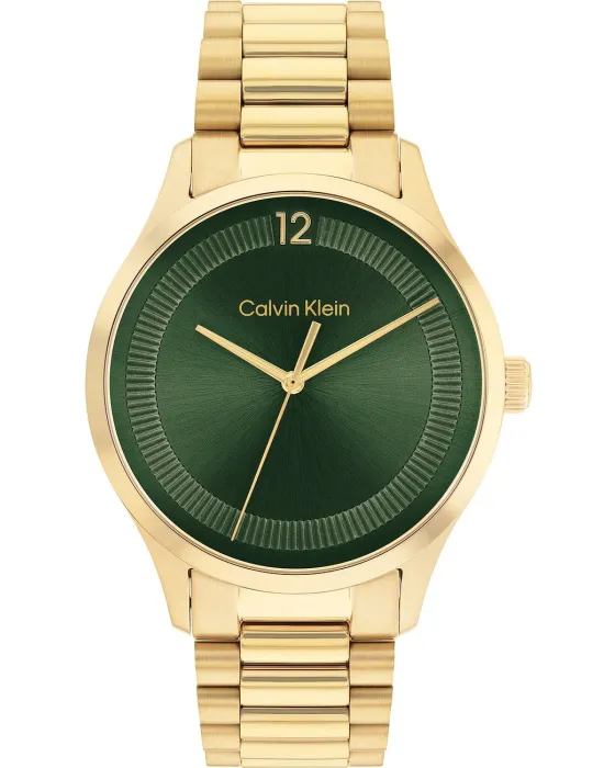 Female / Male watch Calvin Klein Iconic 25200229, Green dial, Bracelet in Stainless Steel