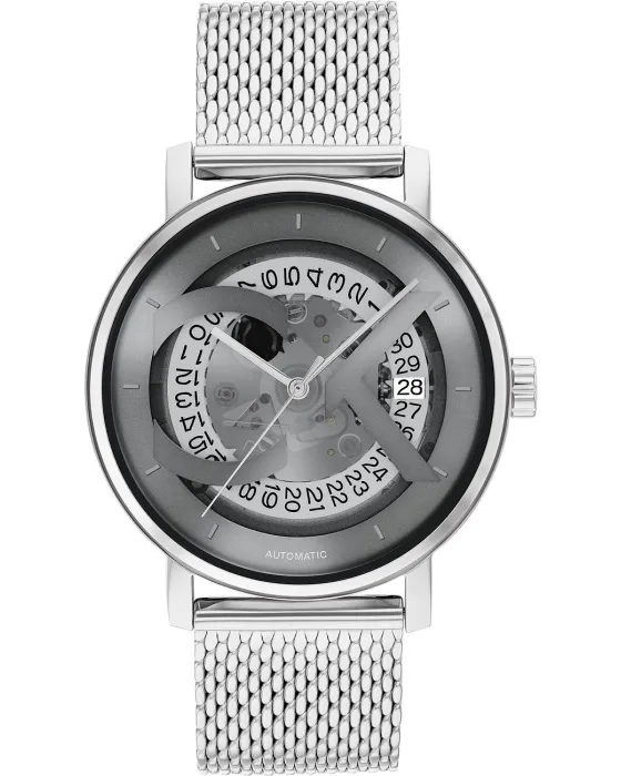 Ανδρικό / Γυναικείο ρολόι Calvin Klein Iconic 25300004, Γκρι καντράν, Μπρασελέ από Ανοξείδωτο ατσάλι