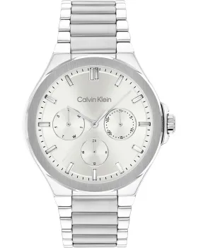 Γυναικείο ρολόι Calvin Klein Vibrancy 25100054, Ασημί καντράν, Μπρασελέ από Ανοξείδωτο ατσάλι