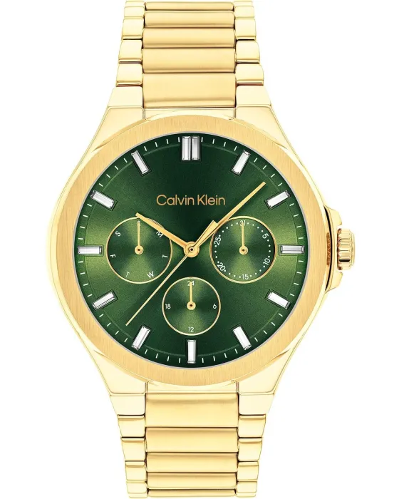 Female watch Calvin Klein Vibrancy 25100053, Green dial, Bracelet in Stainless Steel